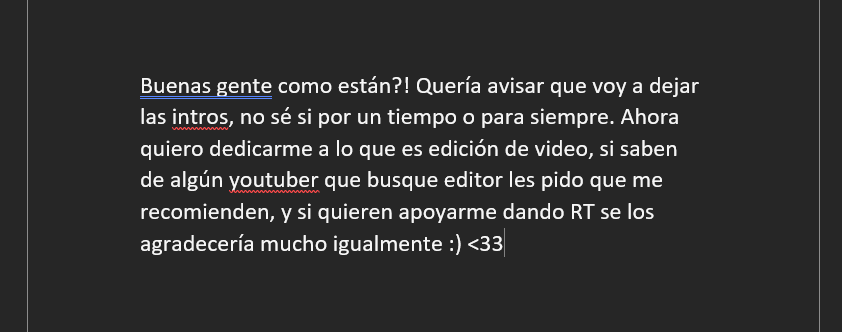 Les agradezco mucho si leen y dan RT C: ❤