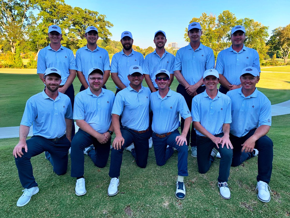TennPGA's tweet photo. Day one results from the TN vs GA Assistant Cup Matches.                    Four ball GA 4 TN 2
Foursome GA 3 TN 3
Total GA 7 TN 5
Singles start tomorrow at 8:30 am est. https://t.co/WjTil3Ynrr