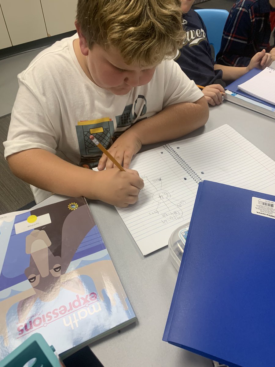 Number talks to start our math lesson today. Make it Monday means students start with the answer and need to create the equations. #wcsflight #makeitmonday #numbertalks #mathnotebooks
