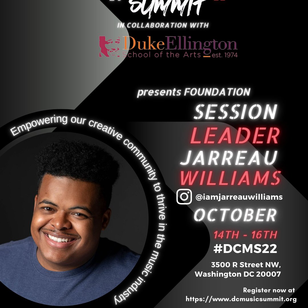 DCMUSICSUMMIT's tweet photo. We're excited to announce workshops by Kemi Adegoroye, Ting Lin, Stephen "Night Train 357" Wilkes, and Jarreau Williams at the 5th annual DC Music Summit!

👉🏾Register today! https://t.co/1hGRLafs9b
#DCMC22 #aCreativeDC #DCmusician #ListenLocalFirst #DCthings https://t.co/kbxDhC2ble