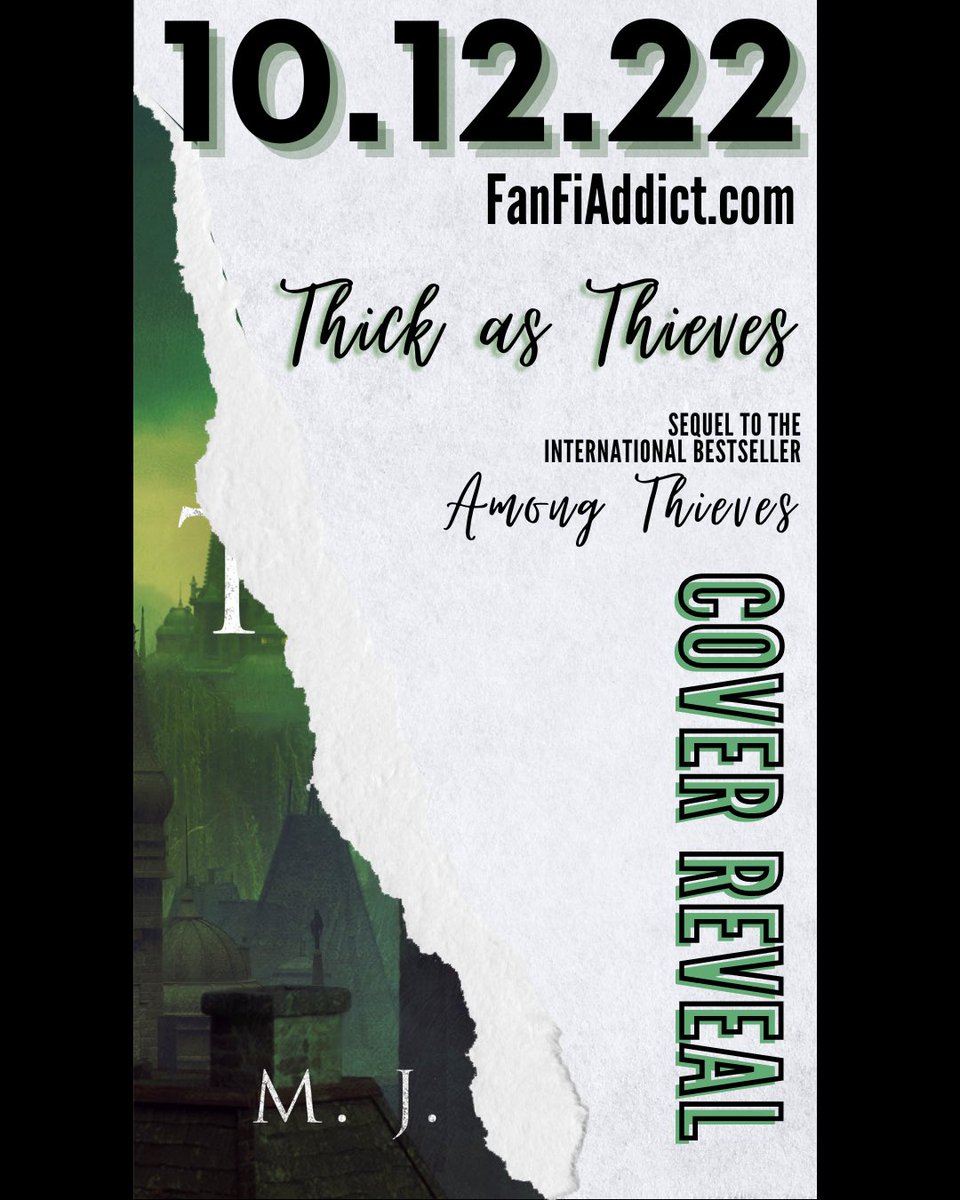 🔥COVER REVEAL WEDNESDAY🔥

Head over to FanFiAddict.com this Wednesday for a look at the cover for Thick as Thieves, the upcoming sequel to Among Thieves!

<a href="/LordTBR_FFA/">⚔️LordTBR_FFA⚔️</a> <a href="/SagaSFF/">SAGAS FF</a>