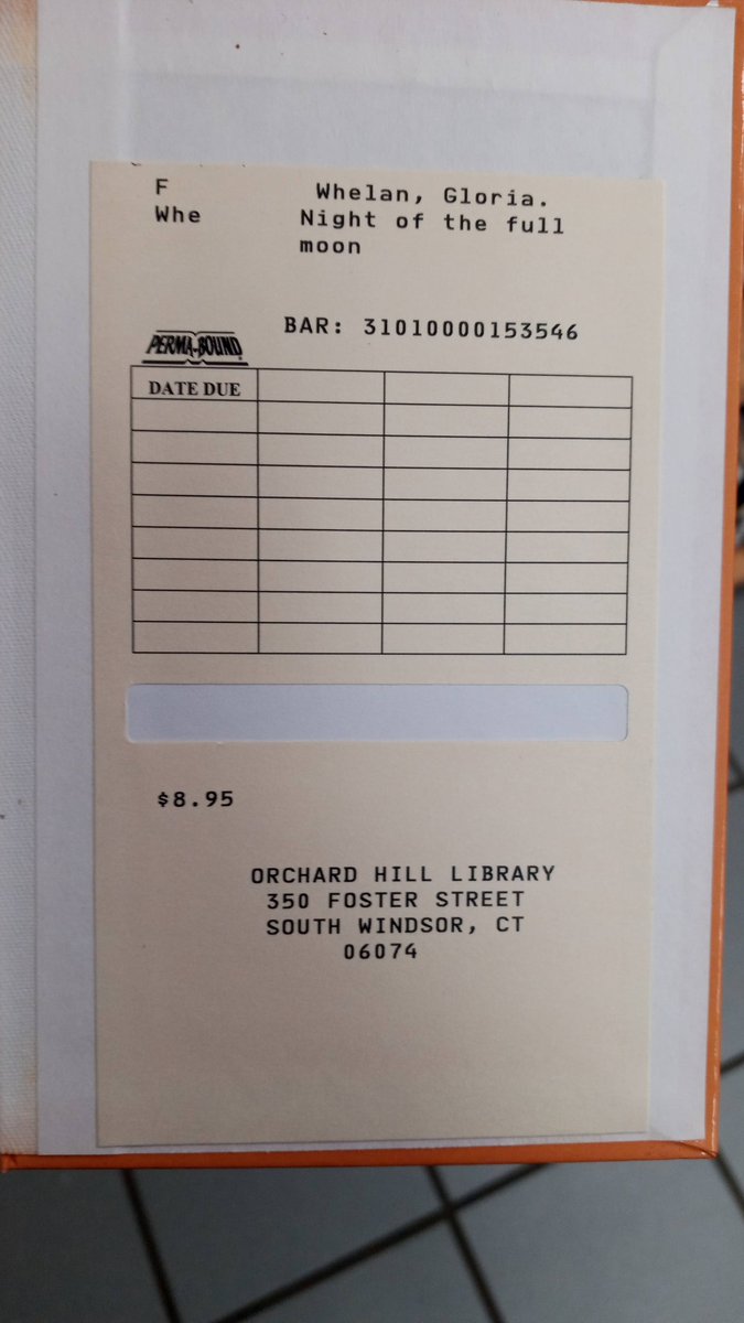 ryanblanck4's tweet image. I usually take pictures of ex-library books with library pockets on there as part of library ephemera stuff and we're browsing around at Goodwill before my work shift's started in the morning. #librarypockets #libraryephemera #librarycardpockets #exlibrarybooks #photography