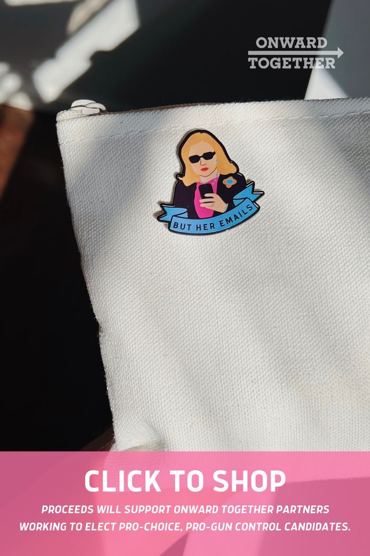 Hillary2016Feed's tweet photo. 1.5" enamel pin, union made in the USA. Proceeds will support Onward Together partners working to elect pro-choice, pro-gun control candidates. https://t.co/ve73rK54mn