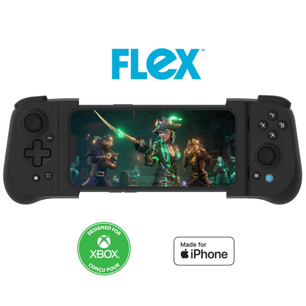 Ludoverse's tweet photo. I anticipate the #GameviceFlex to be the last phone controller I’ll need, for 3 main points:
• #KeepYourCaseOn
• 3.5 mm audio output
• Pass through charging
The #Xbox branding and promo are a plus.
#Gamevice #xCloud #XboxCloudGaming #CloudGaming https://t.co/ZXQzerIdbZ