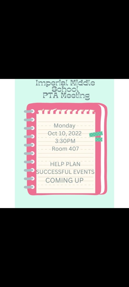 Imperial Middle School PTA tweet media