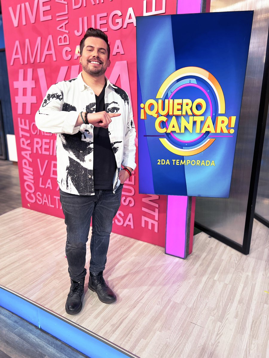 Segunda temporada de Quiero Cantar en @vengalaalegria y soy miembro del jurado. Exigencia y profesionalismo es lo que voy a dar en cada comentario para que No Se Caiga El Evento. 🔥🔥🔥