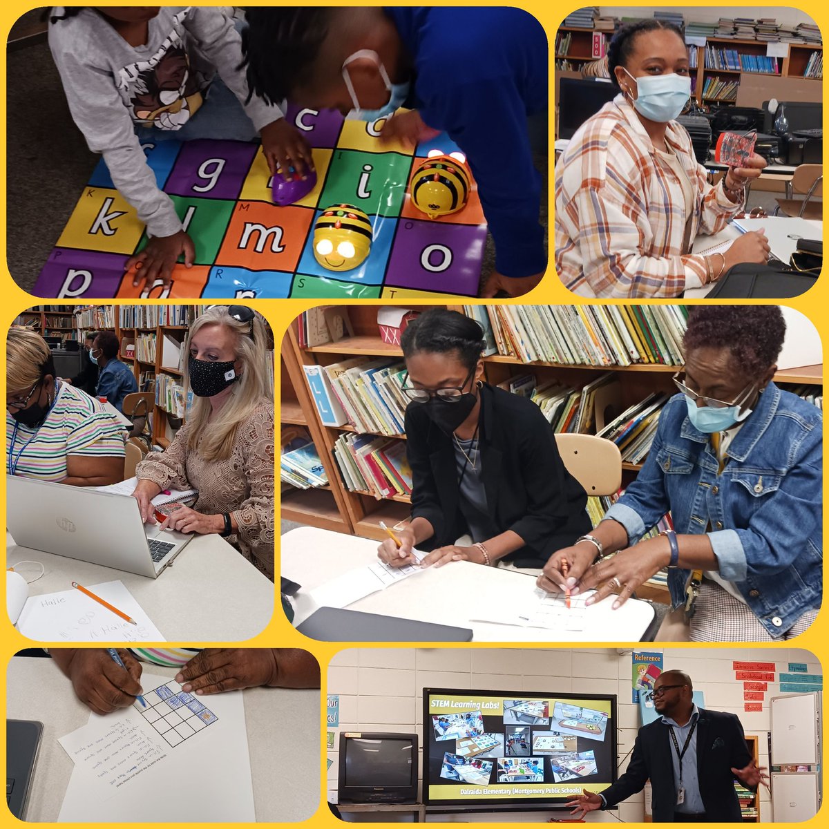 asu_atim8's tweet photo. I had such an amazing time providing Computational Thinking integration PD with the awesome students and staff of Salem Elementary! They are excited about integrating CS into their curriculum with their students! @atimpd @ALSDEEdTech @ALSDEOSI @myASUIC https://t.co/FIK0lJmVyx