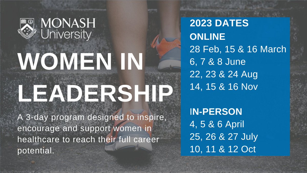 We are so pleased to welcome our @MonashHealth colleagues to Women in Leadership where today they hear from the fabulous @traceyezard on Ferocious Warmth Leadership. Dates are up for 2023 & places are filling fast. Register here 👉bit.ly/3Ed9mTU
