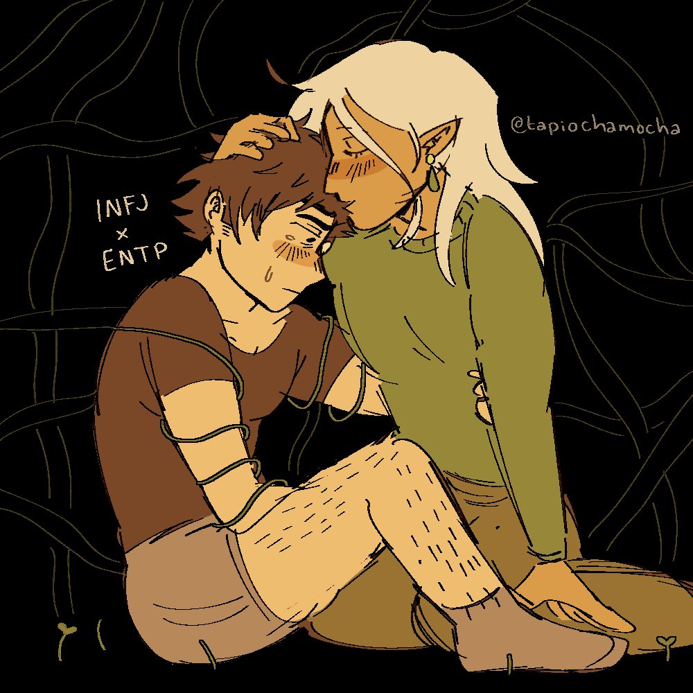 tapiocamochaa's tweet photo. ENTJ and other mbti drawings ( INFJ x ENTP ) #mbti #mbtiart #mbtifanart #mbtimemes #ENTJ #ENTP #INFJ https://t.co/OtQGk0Aur2