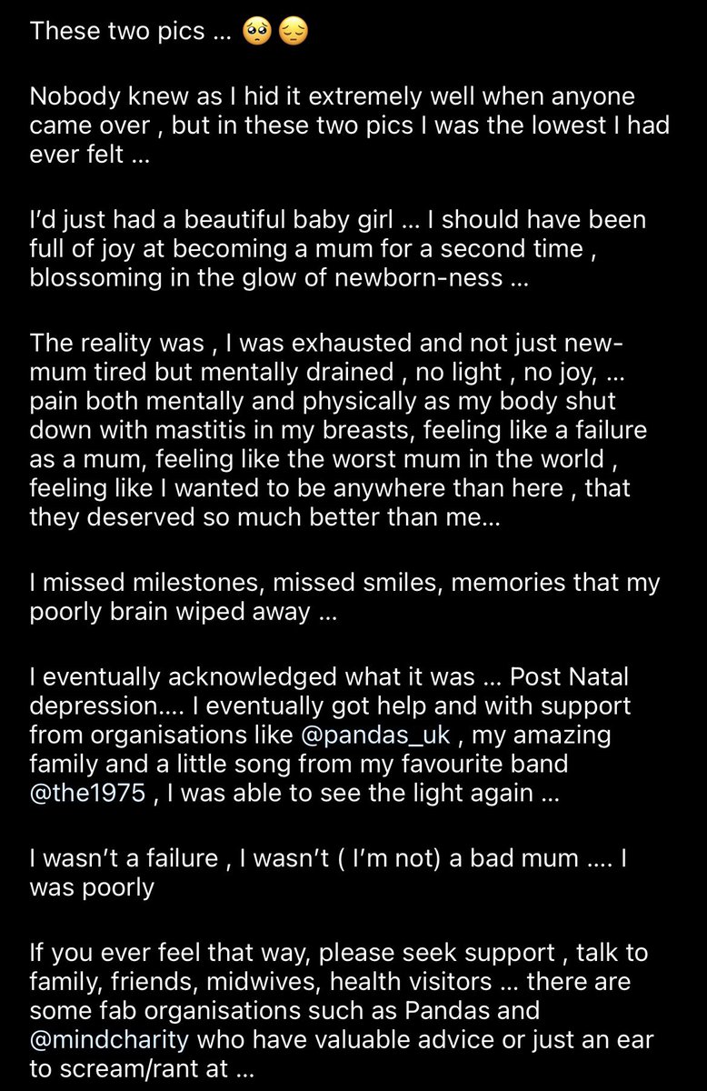 popsandpeanut's tweet image. #WorldMentalHealthDay 

It gets better … I promise 💟

#postnataldepression
#motherhood
#SheLaysDown