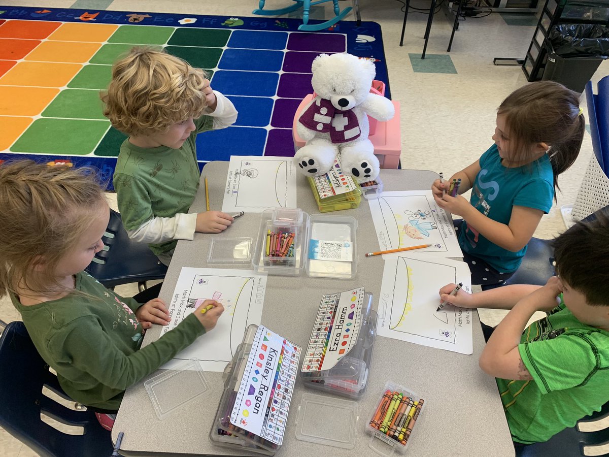 MrsLaneSMEK's tweet photo. Today we practiced counting with Math Max! You could say these kinder friends are excited for Farmerโs Fair on Friday. We love our little small town! ๐๐ปโโ๏ธ๐ฉโ๐พ๐๐ก@MathMax_andMrsB #BecomeBelongBeNorthern #SMERides https://t.co/18WYr4kCi9