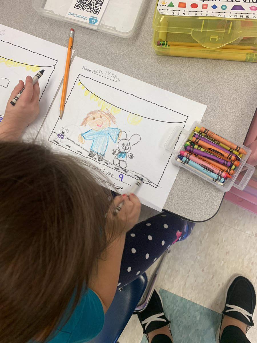 MrsLaneSMEK's tweet photo. Today we practiced counting with Math Max! You could say these kinder friends are excited for Farmerโs Fair on Friday. We love our little small town! ๐๐ปโโ๏ธ๐ฉโ๐พ๐๐ก@MathMax_andMrsB #BecomeBelongBeNorthern #SMERides https://t.co/18WYr4kCi9