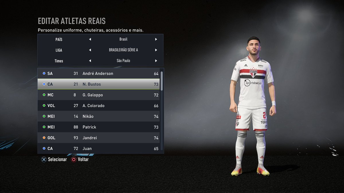 Bep_Fifa's tweet photo. V3.5 lançada

- Atualização massiva de elencos
- 10 novas faces
- Menu alterado com nova paleta de cores
- Uniformes da temporada 2022 adicionados
- Novas músicas para o menu
- Bug de fechar o jogo na central de elenco de times da série B ou D corrigidos
(+) https://t.co/NPgnm7dy6T