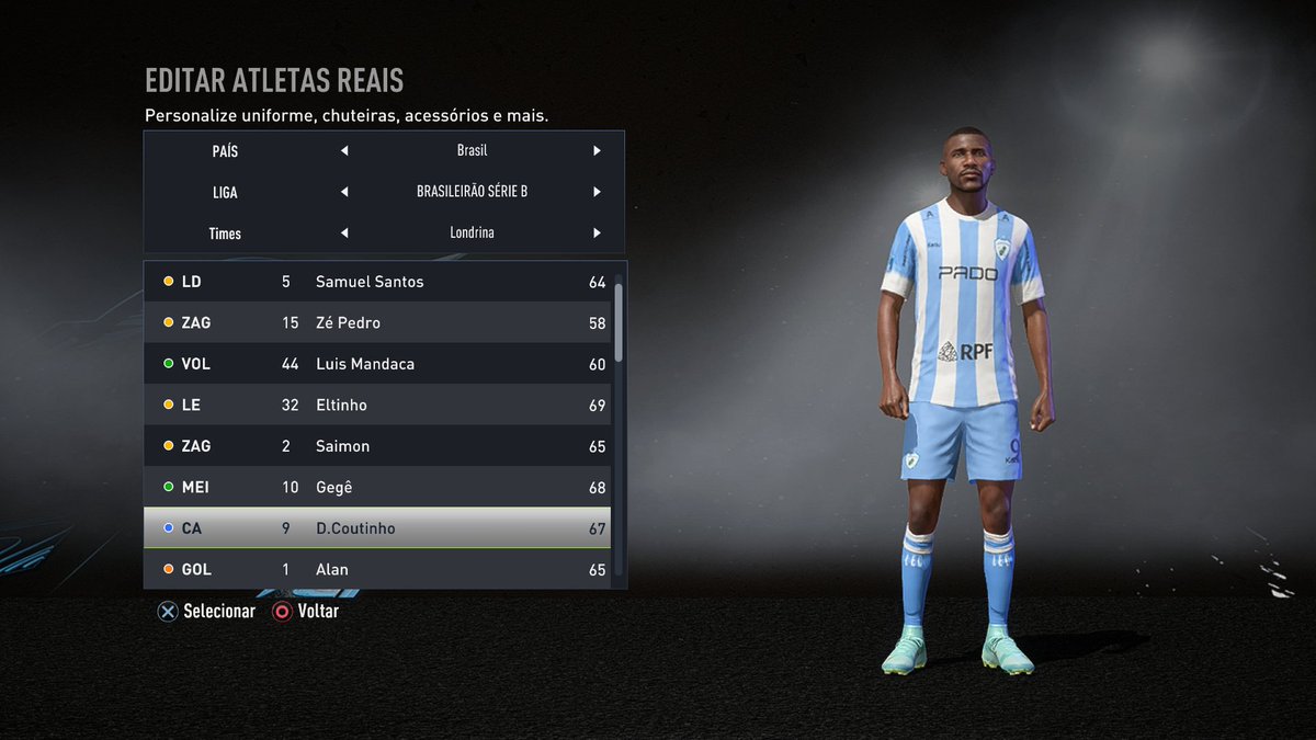 Bep_Fifa's tweet photo. V3.5 lançada

- Atualização massiva de elencos
- 10 novas faces
- Menu alterado com nova paleta de cores
- Uniformes da temporada 2022 adicionados
- Novas músicas para o menu
- Bug de fechar o jogo na central de elenco de times da série B ou D corrigidos
(+) https://t.co/NPgnm7dy6T
