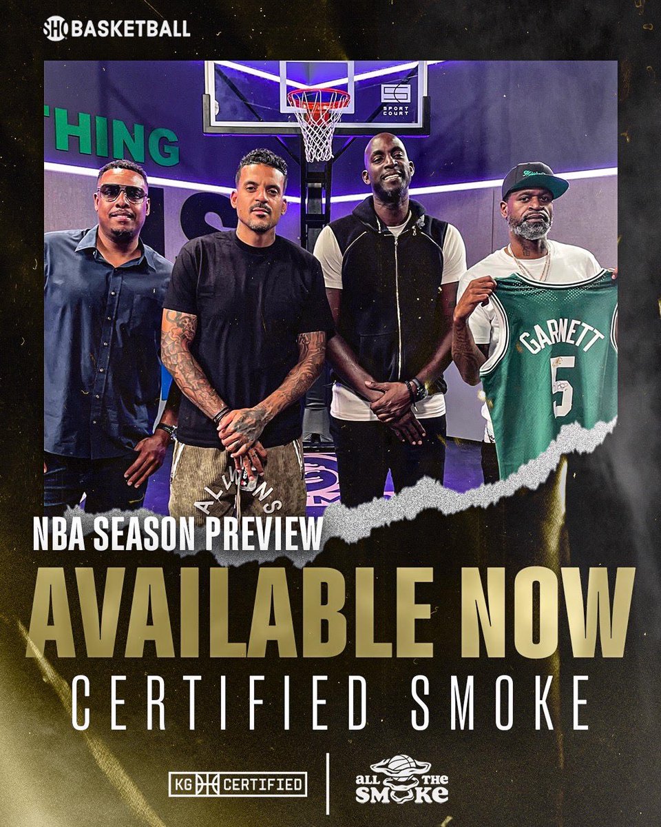 #CertifiedSmoke is here. Tap in with the guys as they preview the 2022-23 NBA Season 💨
