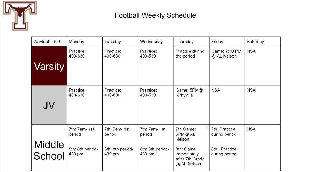 Tarkington High School Football (@rtbtarkington) on Twitter photo 