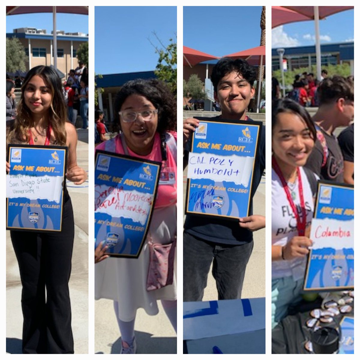 RajahCounseling's tweet photo. Tons of fun at our lunchtime event for #collegekickoffds! @IHSRajahs @RRenaissanceIHS @DesertSandsUSD @indiorajahsasb @ReachHigher @reachhigherihs @rajahcareers https://t.co/CRezHaXX6E