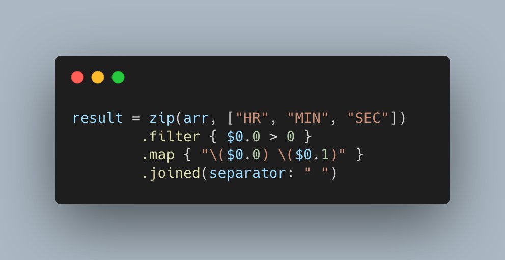 myvanity's tweet photo. @KyawTheMonkey It might be beautiful if Swift could match on arrays, but it can't even destructure them, so https://t.co/NDp5qESg3m