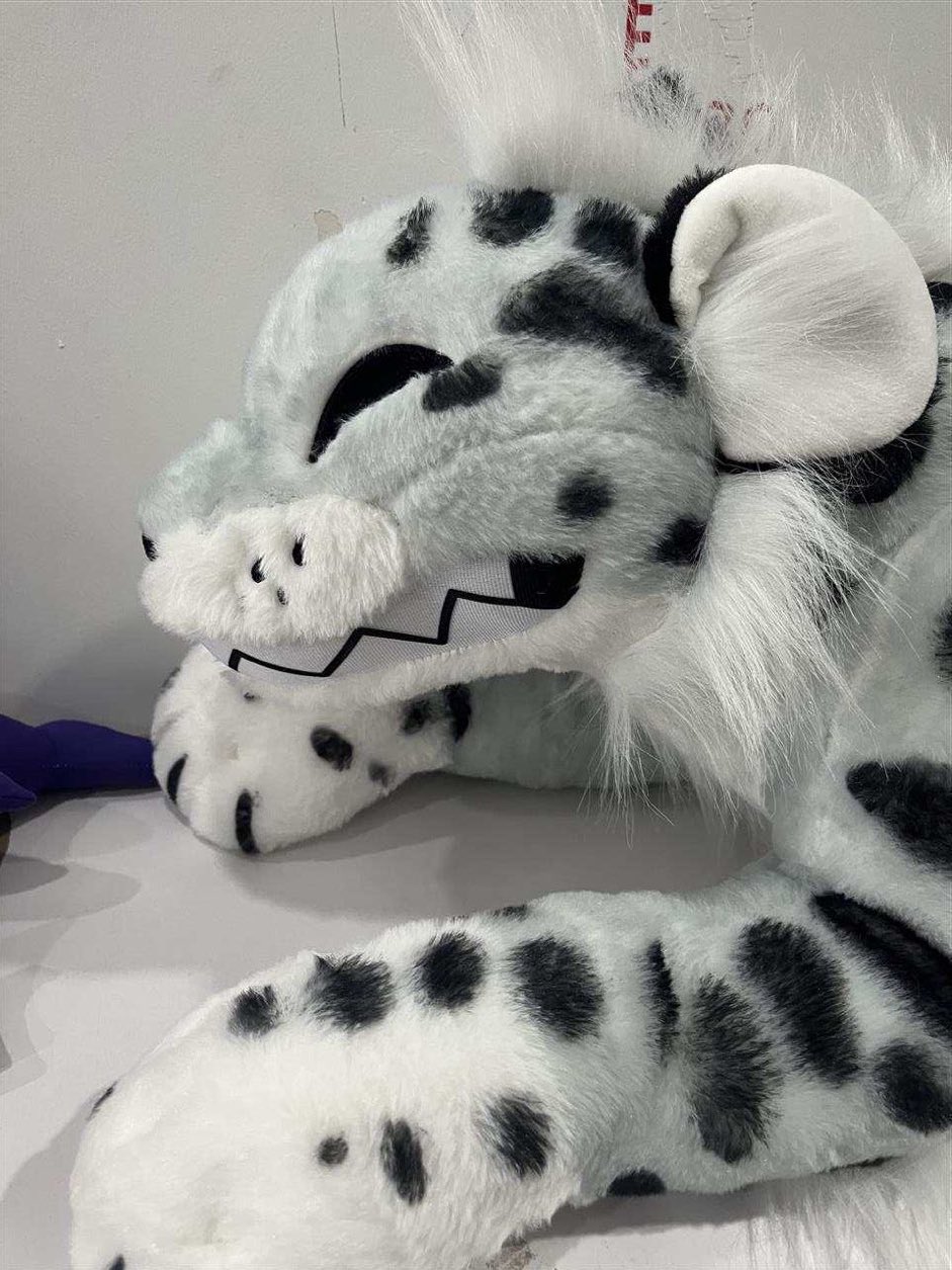 Snow Leopard Plush – Creep Cat Toy Company