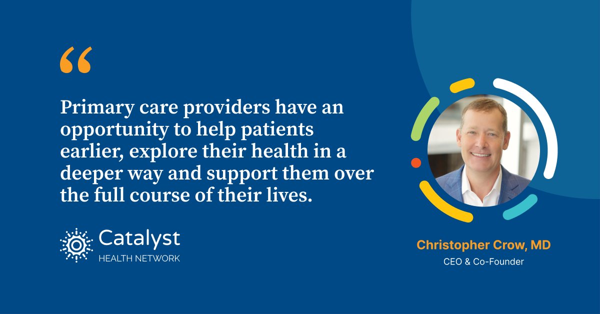 Primary care has shown it is the only part of healthcare where an increased supply leads to better population health and more equitable outcomes. Read Dr. Crow's interview in Repertoire Magazine today!.

loom.ly/uBCi47k