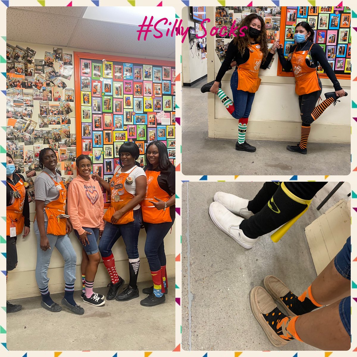 Silly Socks Day!! Happy Monday &amp; Happy Cam! @Aaron_C_Gomez <a href="/dontamcam/">Tammy Campbell</a> <a href="/MejutoAllen/">Allen Mejuto</a> <a href="/NathanLeGrand10/">Nathan LeGrand</a>