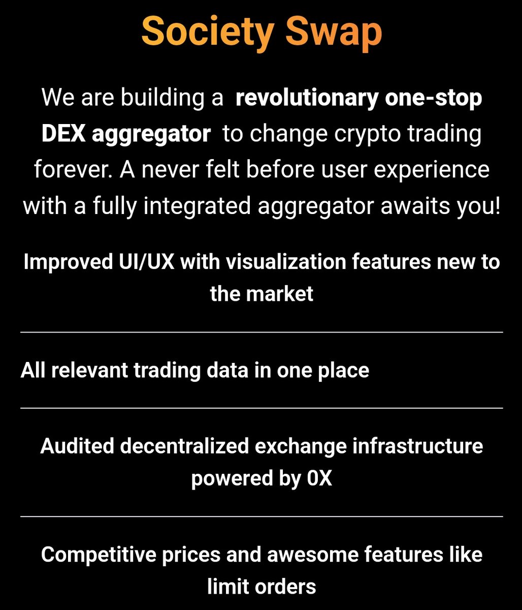 TrueGemHunter's tweet image. New multi milion market cap project: @SSocietyToken $SS
💪 Now at 170K market cap only 
Long-term vision and utility

Safe
🌙0% tax 
🌙ownership renounced 
🔥LP burn 
Unique #Nfts comming (60% buyback) and many more bullish AF updates 

Tokenomics plan looks 🔥 ( take a look)👇👇