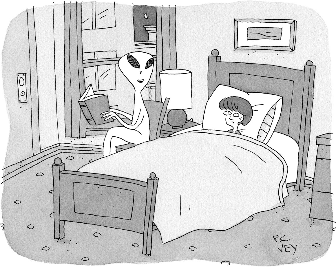 doc_nad's tweet photo. Caption Contest Cartoon by P. C. Vey
My Entry in The New Yorker Cartoon Caption Contest #822 https://t.co/5Mk4Ars7FL #PCVey #LGM #Alien #TheNewYorker #Cartoon #CaptionContest https://t.co/fXlWFb5JWd