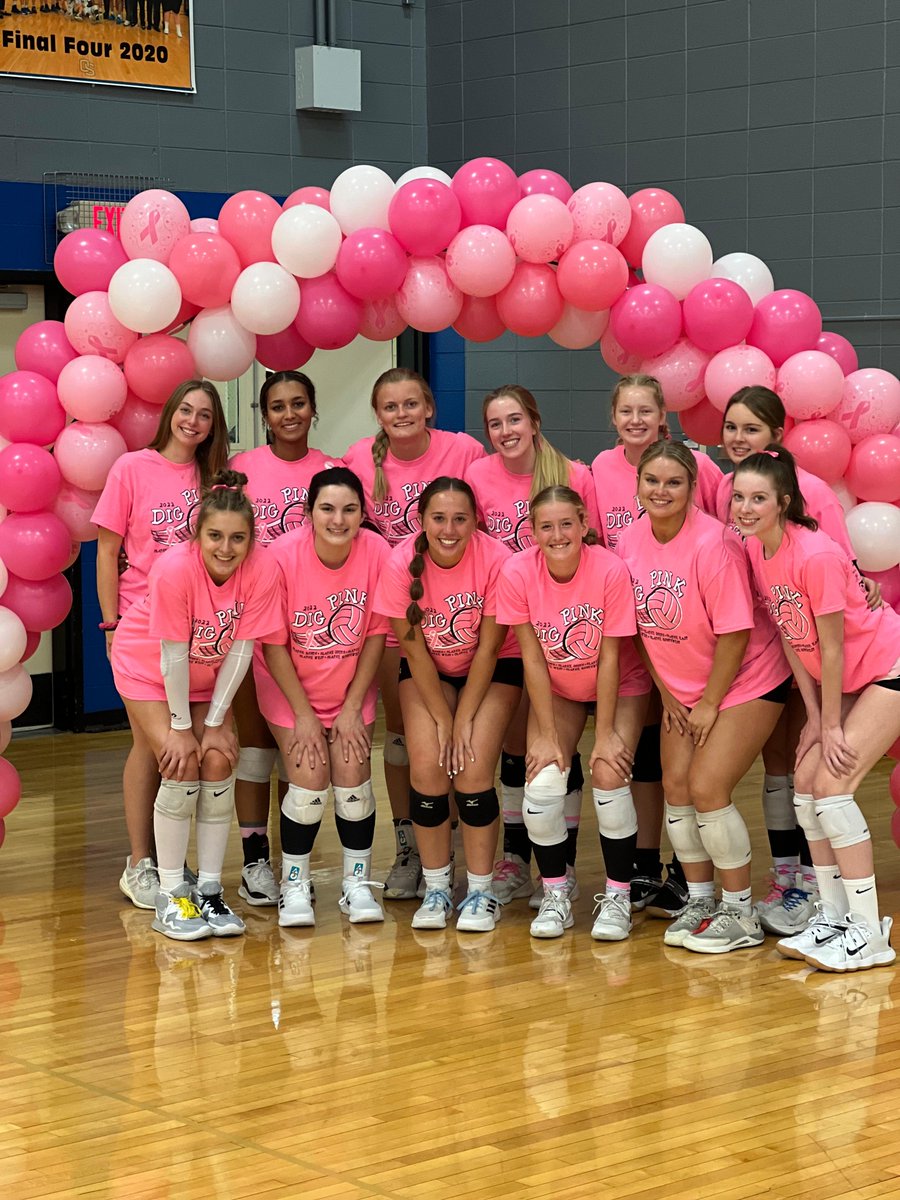 ONHSVolleyball's tweet photo. #DigPinkOlathe https://t.co/12WGFSo2fU