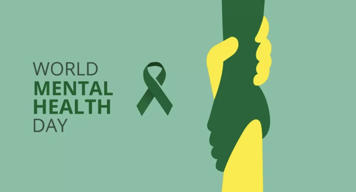 _mfernandez17's tweet photo. In honor of World Mental Health Day, I encourage those who find themselves struggling to ask for help. Talk to somebody you trust, and check in on loved ones, even those who smile the brightest #mentalhealtmatters 💚 https://t.co/drZAultphk