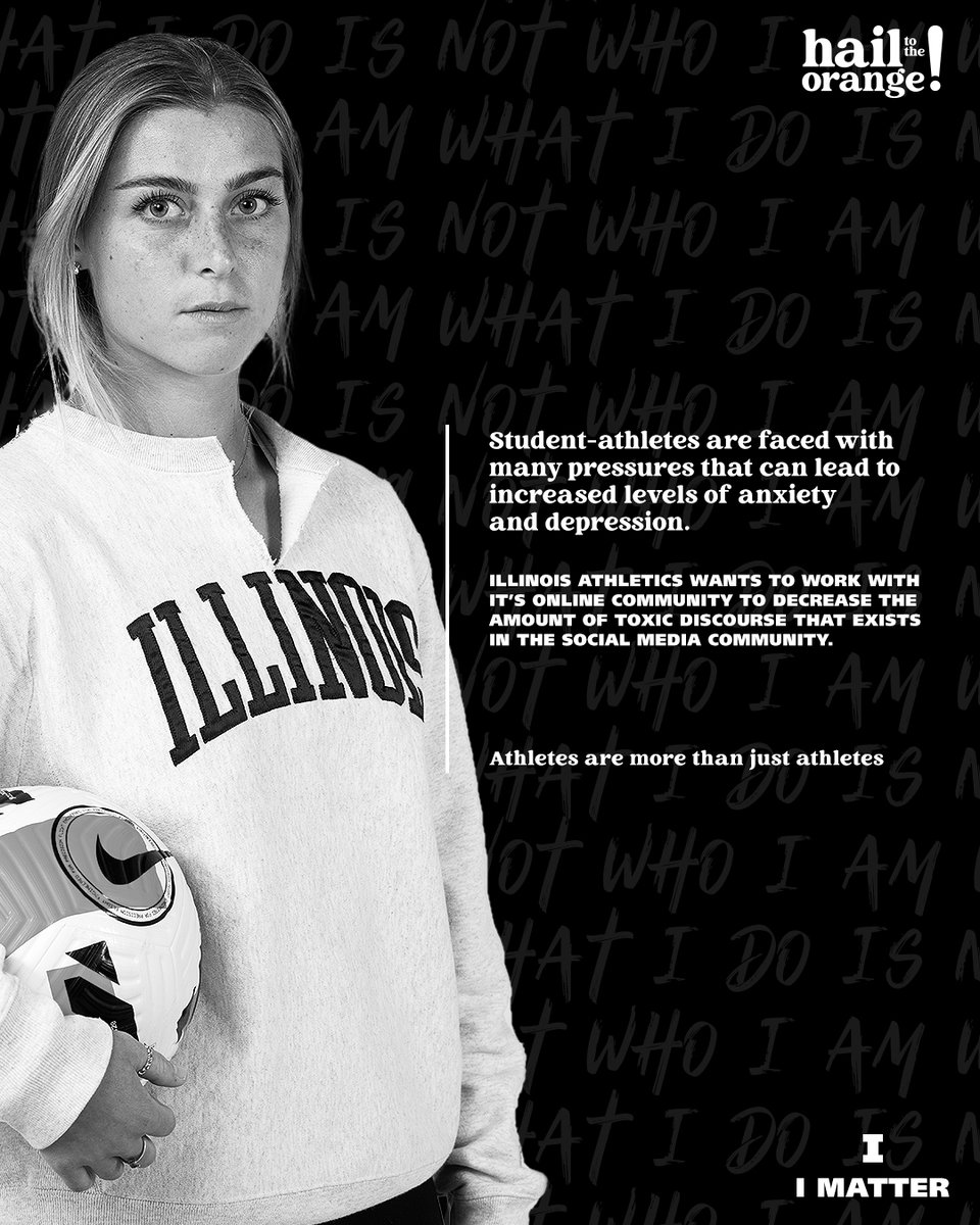 No matter their performance on the field, student-athletes and coaches are still deserving of respect.

Illinois Athletics wants to work with its online community to decrease the amount of toxic discourse that lives on social media.
 
 #Illini | #HTTO | #WorldMentalHealthDay