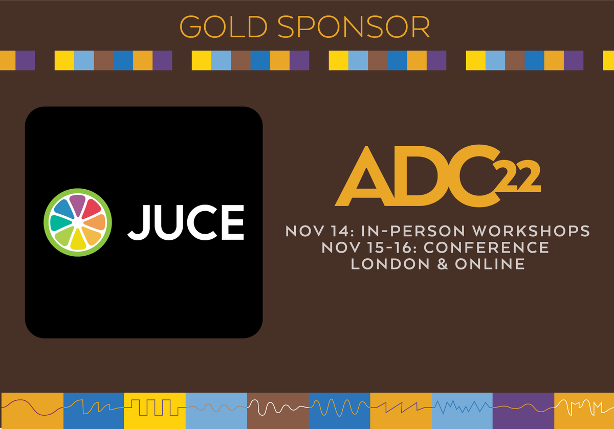 audiodevcon's tweet photo. Come and meet the #JUCE team! 🤝

Highlighting a member of our #ADC22 team - the founders of the #Audio #Developer #Conference, and Gold Sponsor - @JUCElibrary!  

Conference Tickets are still available
🎟️ 👉https://t.co/WagK48egpB

#dsp #proaudio #projucer https://t.co/kYsz2BXxAB