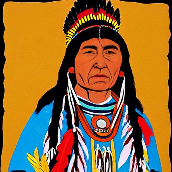 DridgeCoin's tweet photo. Trying to generate some imagery in honor of #IndigenousPeoplesDay 
#stablediffusion https://t.co/pY59Oa7HDd