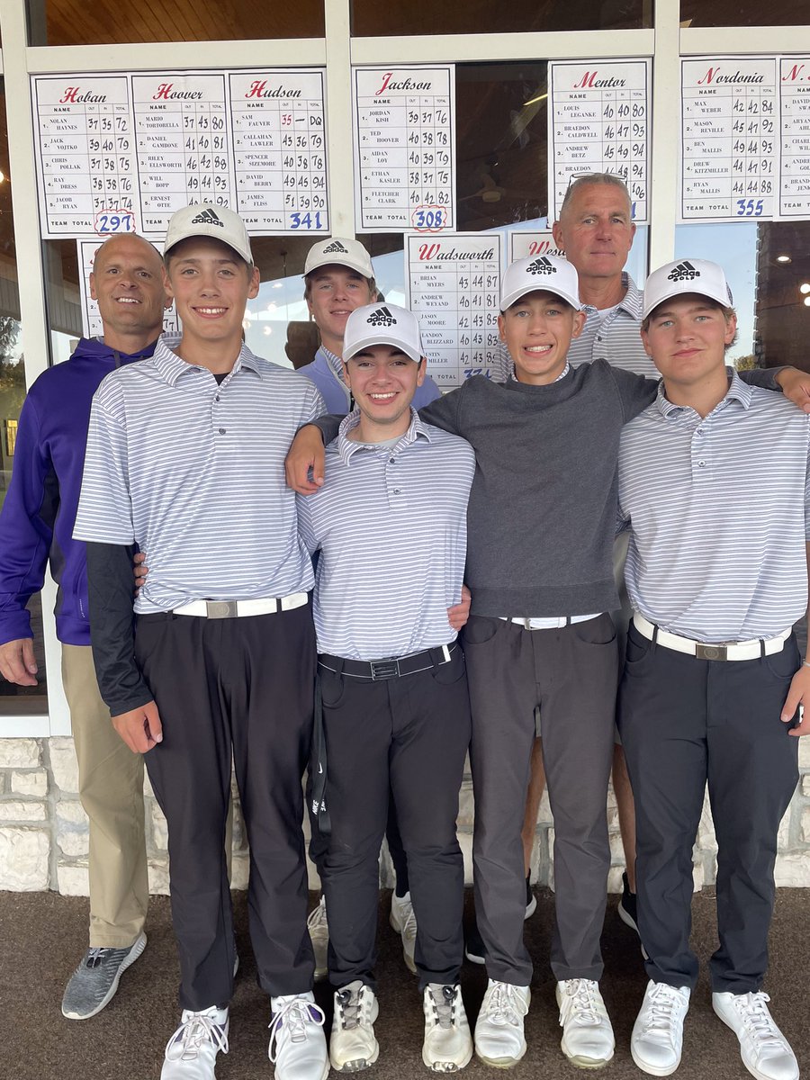 Congratulations to our Coach Kish and our Boys Golf Team as they shot a 308 and got 3rd place today at Districts!!!  This qualifies the team for the State Tournament on October 21 in Columbus!!!  Great job gentlemen!!!