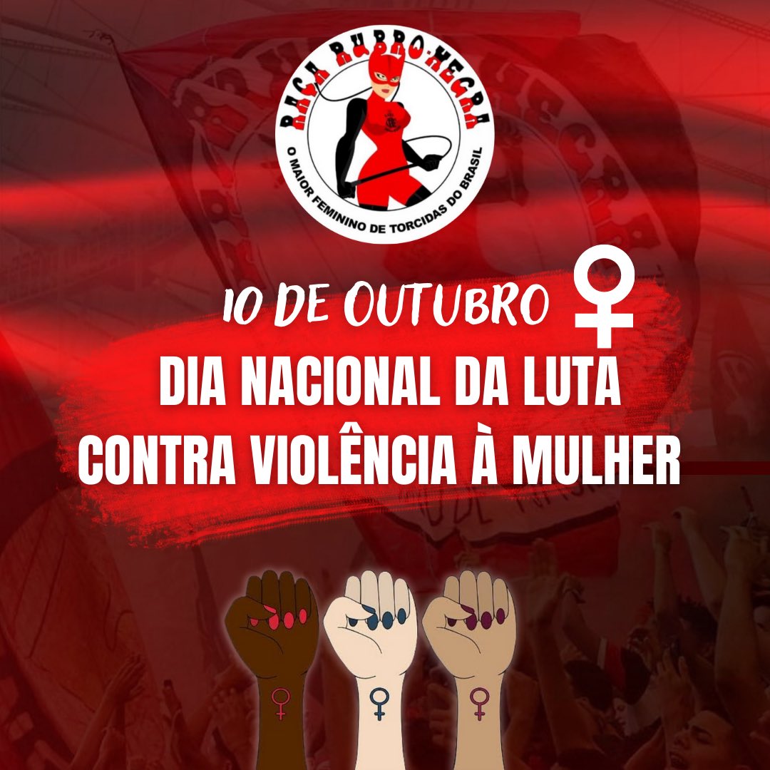 femininorrn's tweet photo. 10 de Outubro - Dia Nacional da Luta Contra Violência à Mulher

Todo dia é dia de combater à violência.
Só nós, mulheres, sabemos tudo o que passamos no dia a dia: abusos, assédios, violência física e emocional. https://t.co/5A70Y7qa3L