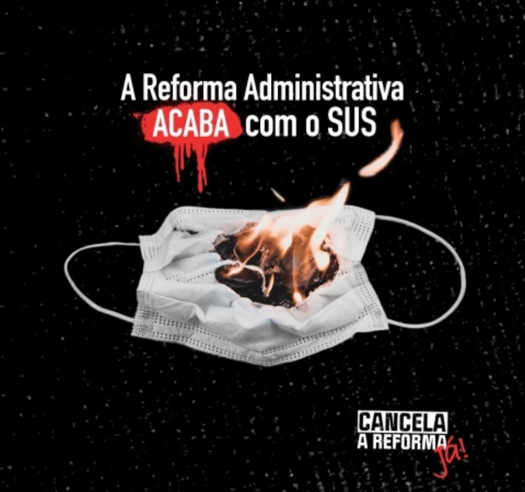 p_arduini's tweet photo. A reforma administrativa possibilitará extinguir órgãos e serviços públicos ou entregá-los a empresários que visam unicamente ao lucro. Seria o fim da saúde pública, da produção de remédios, de vacinas e da educação pública #ABAIXOPEC32 https://t.co/WvxyKbxn1p