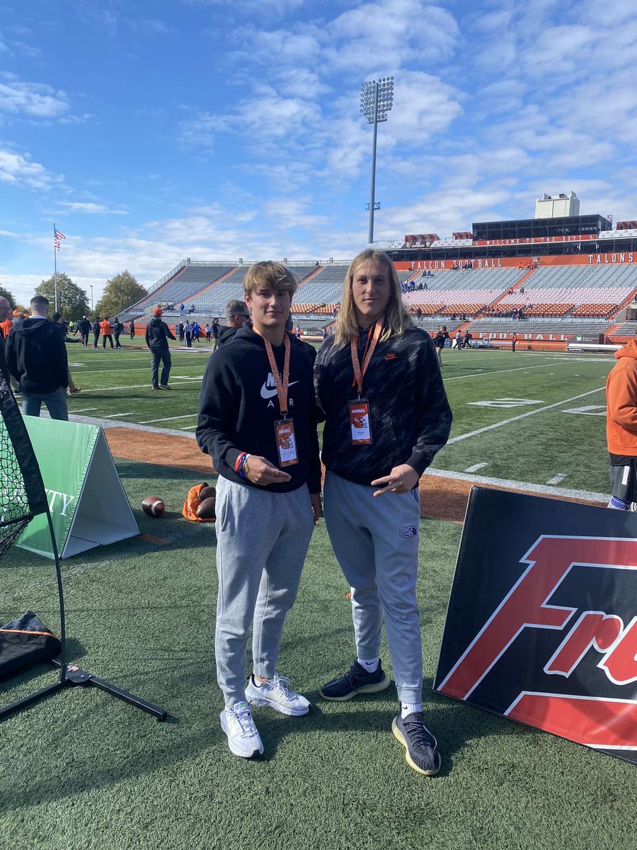 RyanIams's tweet photo. Had a great time at the @BG_Football  game over the weekend. Thank you for having me @CoachGregNosal @CoachSLawanson  loved the game day feeling in the DOYT!! @WinTheDay_RRFB @CoachPartman https://t.co/m23EbPkswa