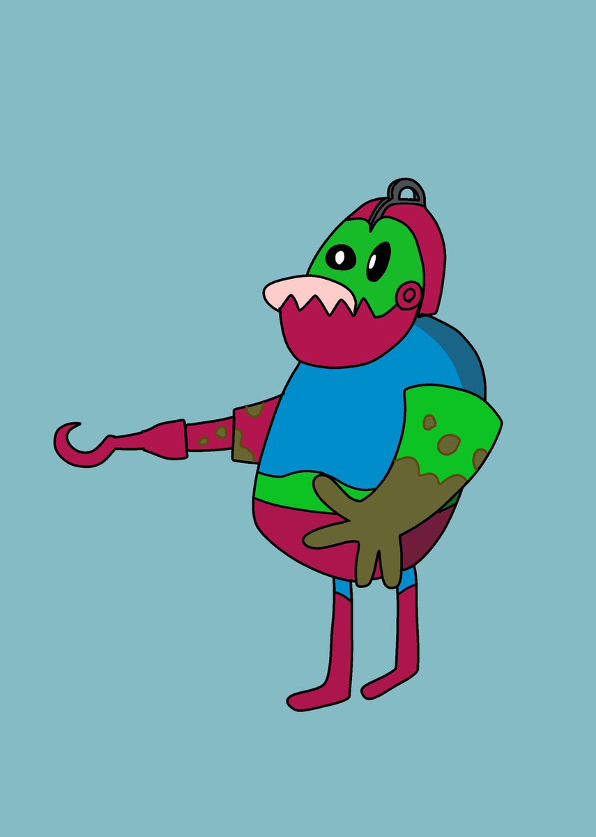 #MastersOfHalloween 2022
Prompt: 💥Homestar Runner

💥The Poopsmith as Trap Jaw ⚔️💀

#motuhalloweenfright #heman #homestarrunner #trapjaw #motu #halloween