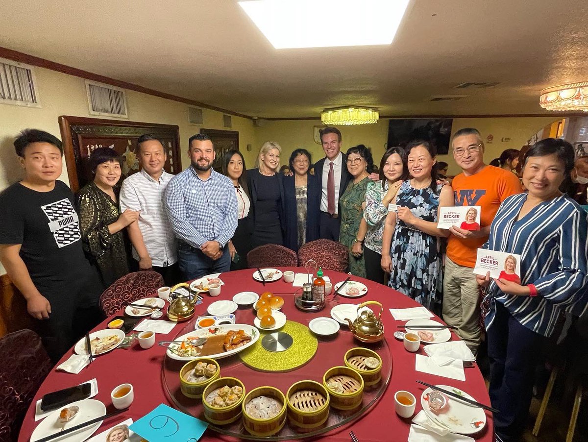 VoteAprilBecker's tweet photo. Thank you to everyone who came out to our stakeholder lunch this afternoon! It was great to meet so many supporters, and thank you to New Asian BBQ for hosting us! #NV03 https://t.co/PFWITKW1jb