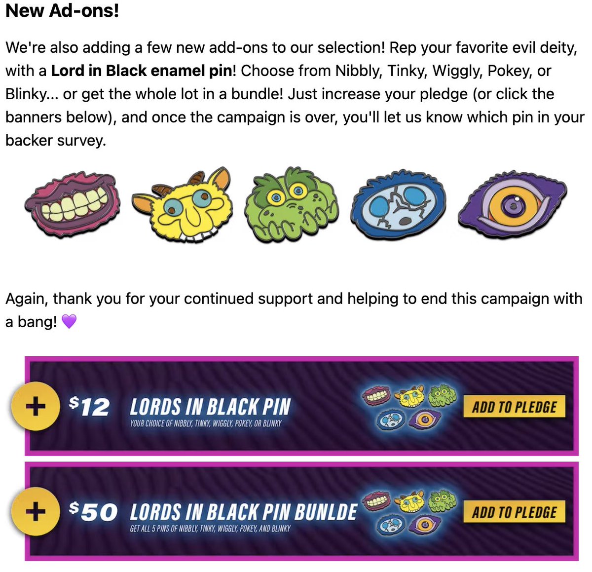 NickLangTweets's tweet image. About 5 days left in the #StarKidReturns campaign. 9 backers away from 5,000. And did you see THESE reward add-ons? Final designs might change, but I think they’re pretty cool. backerkit.com/c/starkid-prod…