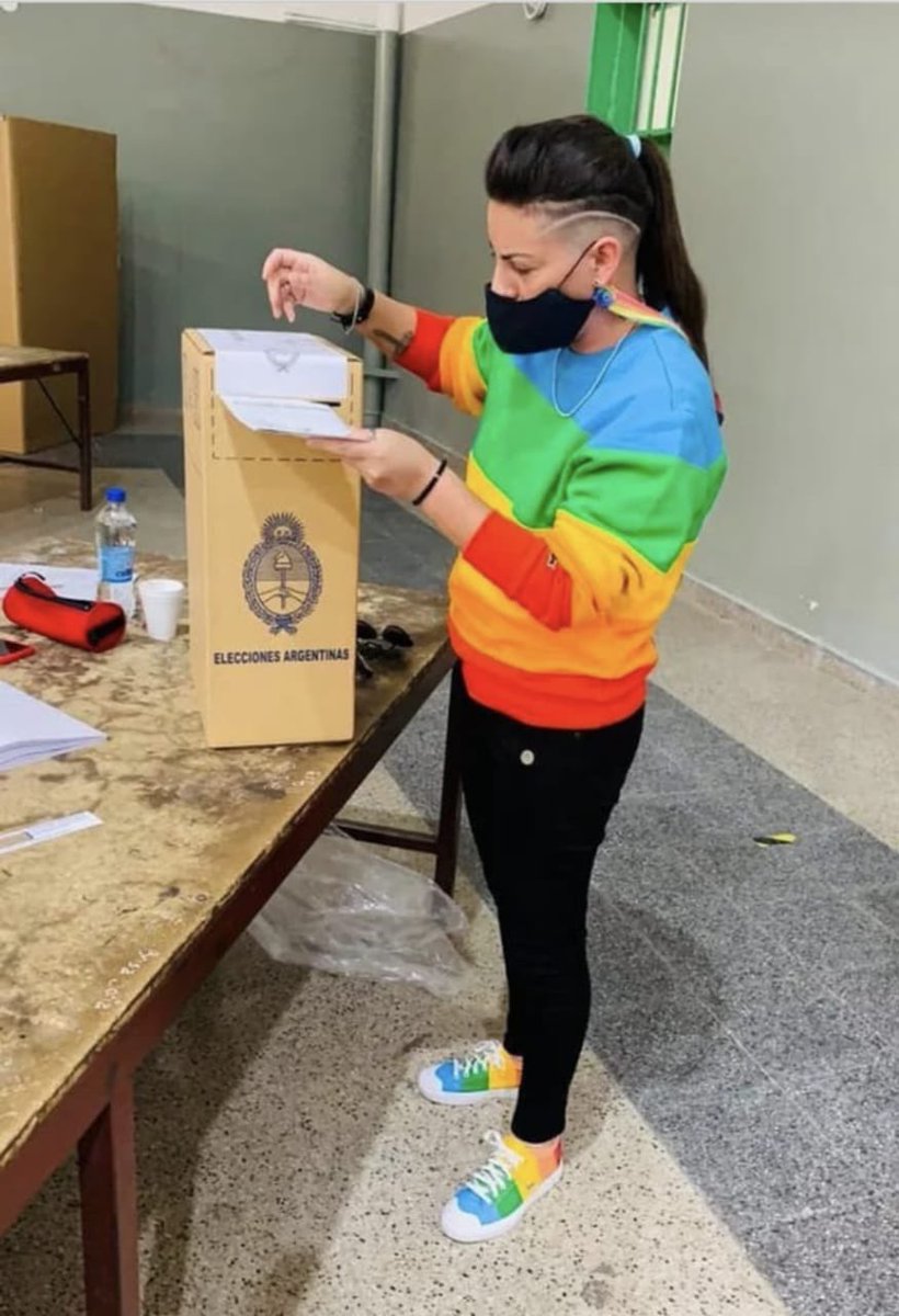 EstebanPaulon's tweet photo. Visibilidad siempre! 🌈
Éxitos en la gestión para @AyelenMazzina primera Ministra orgullosa y abiertamente lesbiana en la historia de nuestro país 💜
Que sea con diálogo, apertura y territorio junto a las organizaciones ✊🏳️‍⚧️🏳️‍🌈 https://t.co/fu2rGGvtUF