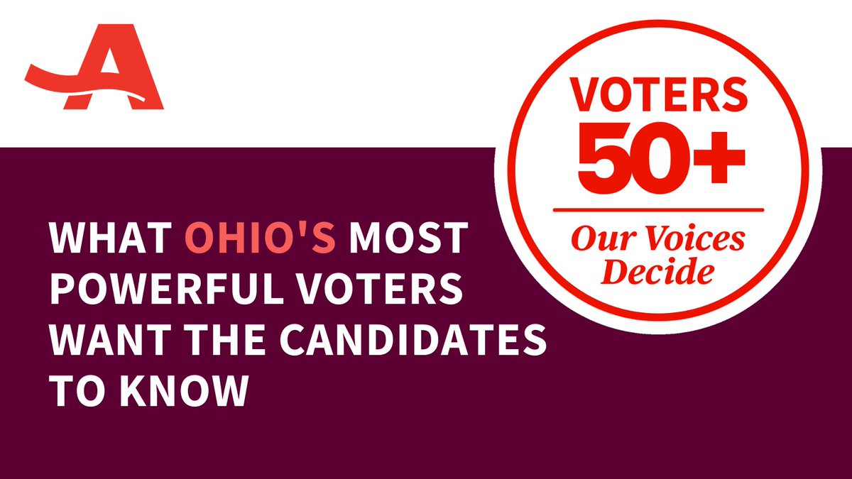 AARPOhio's tweet photo. Voters 50+ will likely comprise 60%+ of all votes in the 2022 races. They want some answers from the candidates on the following issues that matter most to them. @joetoohey @ColleenNBC4 can you #AskIt tonight? #OHSenDebate #OurVoicesDecide https://t.co/0Mw1TiKdXe
