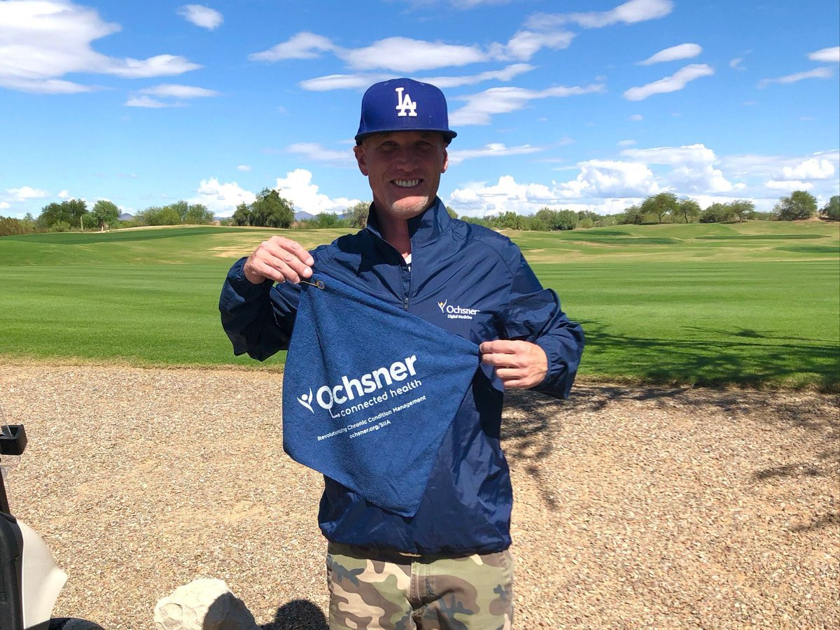 OchsnerDigMed's tweet photo. Our team is excited to be in Phoenix for the @SIIA_selfinsure National Conference &amp; Expo. #SIIA22

Chris kicked off the conference at the golf tournament yesterday. If you were on the course, we hope you enjoyed the #ConnectedHealth golf towels in your cart! https://t.co/Rps4YBWQTJ