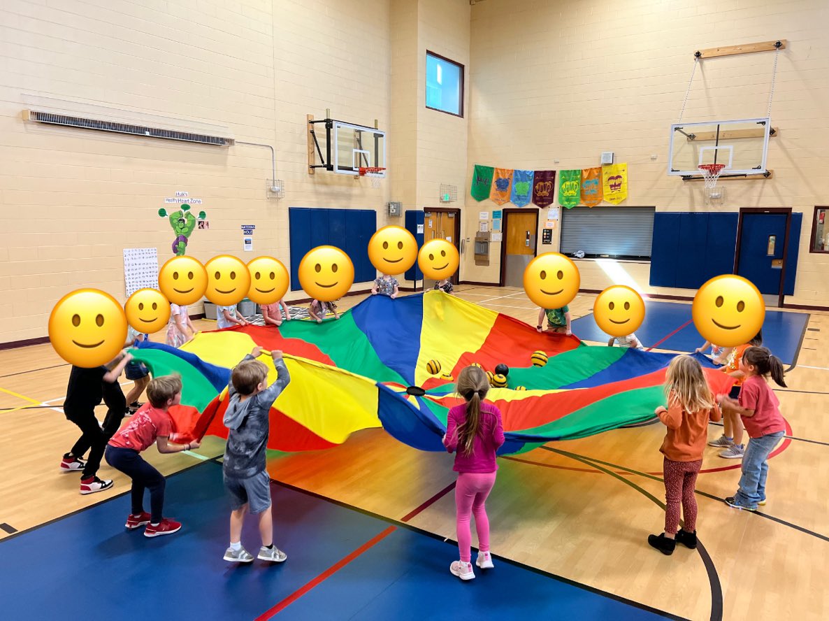 You know what day it is! #PEGEEK #PhysEd #PETeacher #Parachute