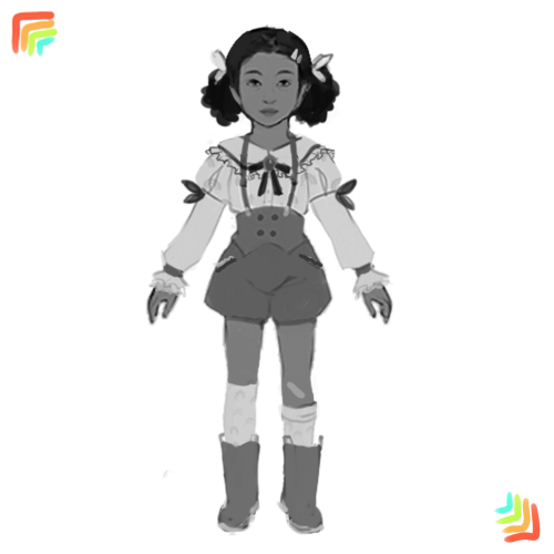 nameheregames's tweet photo. Sol's finalised outfit, an amazing piece of #characterdesign from Anna Forsythova! (@Raeneki) 3D version coming soon 😄#gamedev #gameart #indiedev #indiegame #conceptart
@Falmouthgames https://t.co/X0kUu2inZM
