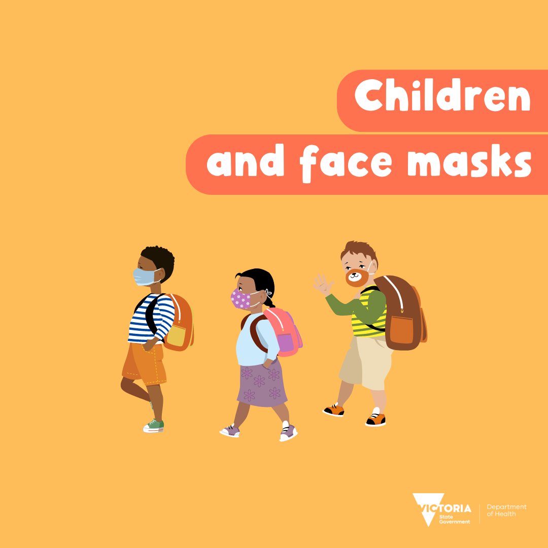 VicGovDH on Twitter "Can children wear a mask? Strongly advised for