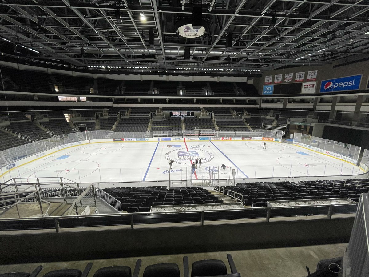 The ice is going in! Do you have your tickets yet for Saturday night? 😎 

Home Opener Info here: buff.ly/3VlfWho