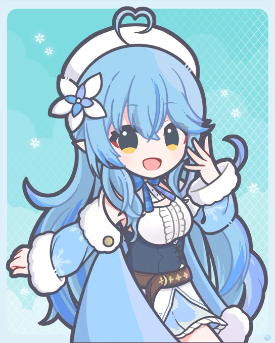 メイン衣装のラミィちゃん#LamyArt 