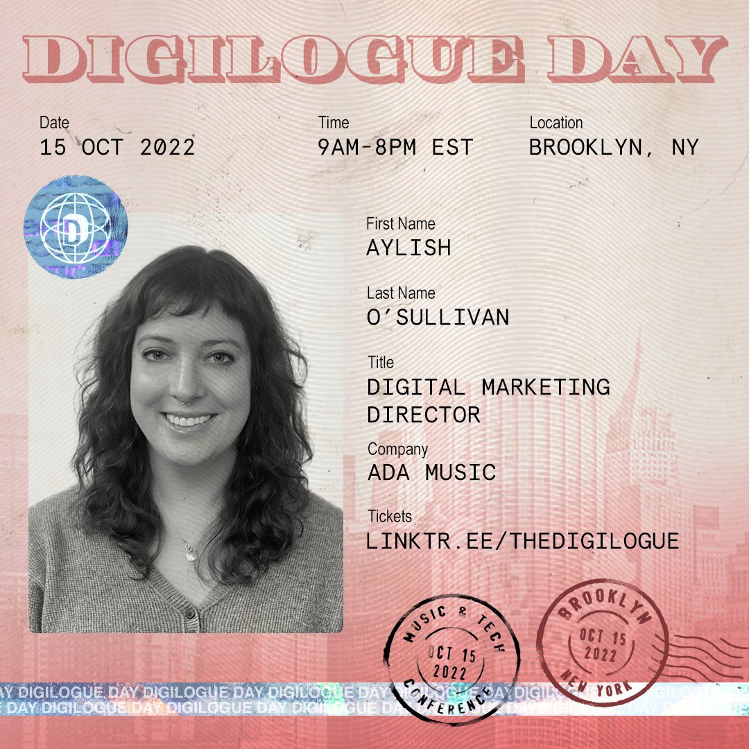 thedigilogue's tweet photo. Only 5 MORE DAYS UNTIL #DigilogueDay YโALL!! Come meet our spectacular mentors!
MAKE YOUR DREAMS YOUR DESTINATION!!! ๐๐๐
#distrokid #vydia #theorchard #mlc #onerpm #highnotefm #soundroyalties #majorstage #jumpglobal #shure #greenroom #warnermusicu #audiomack https://t.co/H6CUCAgt1M