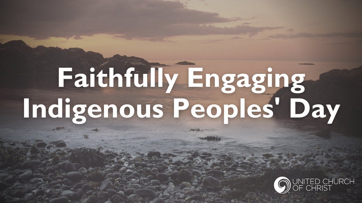 UnitedChurch's tweet photo. 🧵 On Indigenous Peoples' Day, we take time to educate ourselves about the real history of the United States and how to engage in the work of personal and systemic decolonization. https://t.co/8T1MewrtT2