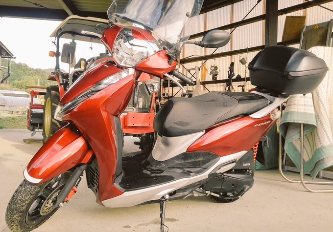 ホンダリード125親戚に譲ってもらいましたっぽいこの子のために自動二輪免許とるっぽい! 